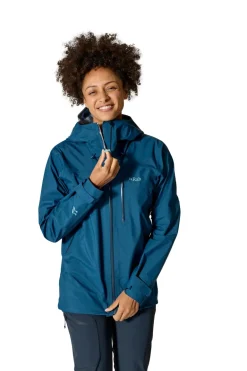 Rab Womens Firewall Mountain Jacket - Tempest Blue