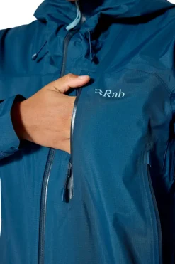 Rab Womens Firewall Mountain Jacket - Tempest Blue