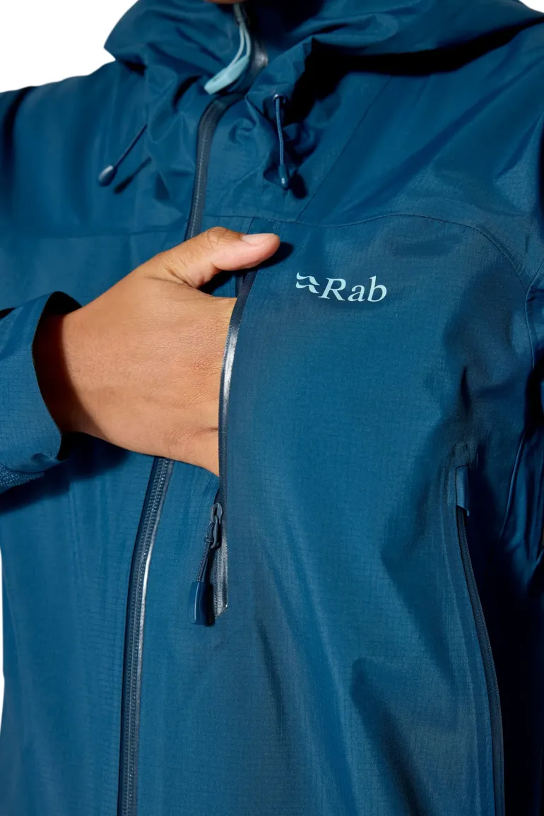 Rab Womens Firewall Mountain Jacket - Tempest Blue