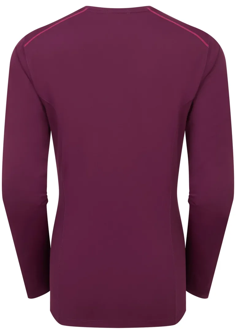 Rab Womens Force Long Sleeved Tee - Mulberry