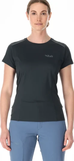 Rab Womens Force Short Sleeved Tee - Beluga