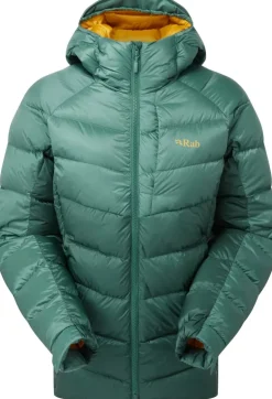 Rab Womens Glaceon Pro Jacket - Eucalyptus-Green Slate