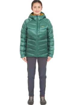Rab Womens Glaceon Pro Jacket - Eucalyptus-Green Slate