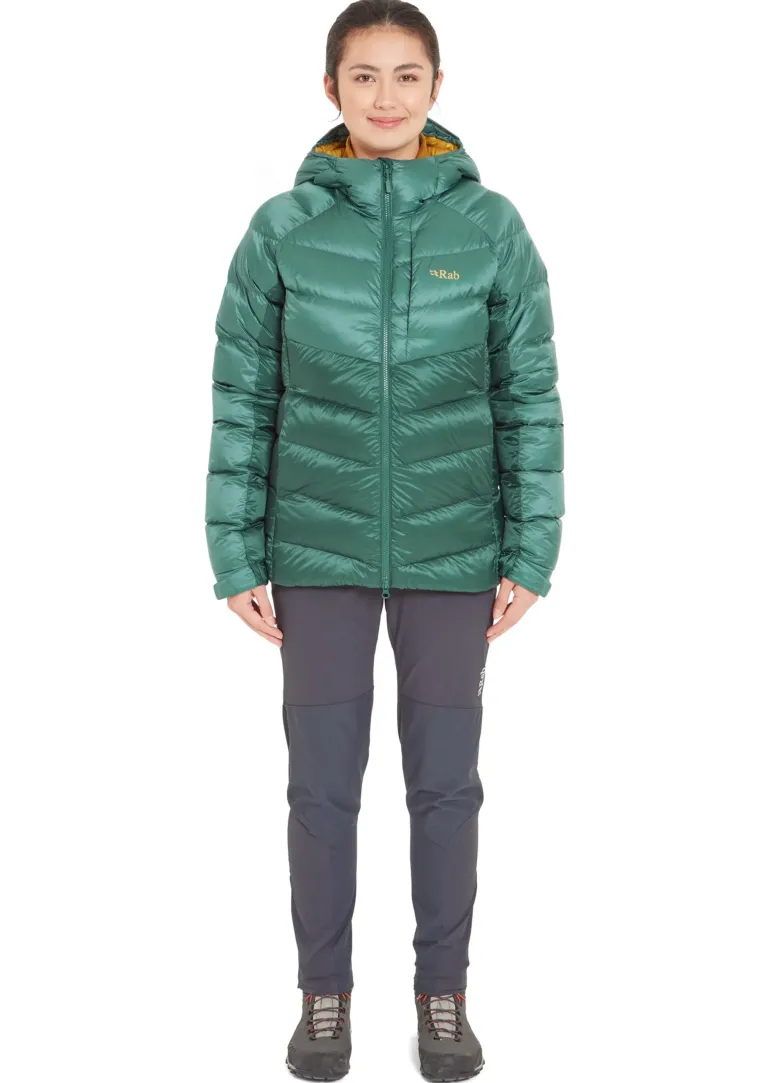 Rab Womens Glaceon Pro Jacket - Eucalyptus-Green Slate