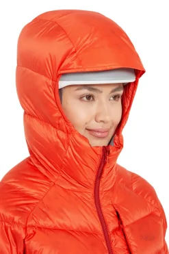 Rab Womens Glaceon Pro Jacket - Red Grapefruit-Tuscan Red