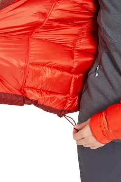 Rab Womens Glaceon Pro Jacket - Red Grapefruit-Tuscan Red