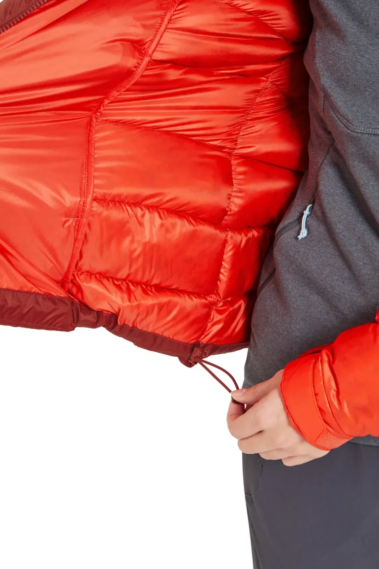 Rab Womens Glaceon Pro Jacket - Red Grapefruit-Tuscan Red