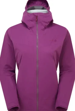 Rab Womens Kinetic 2.0 Jacket - Plum