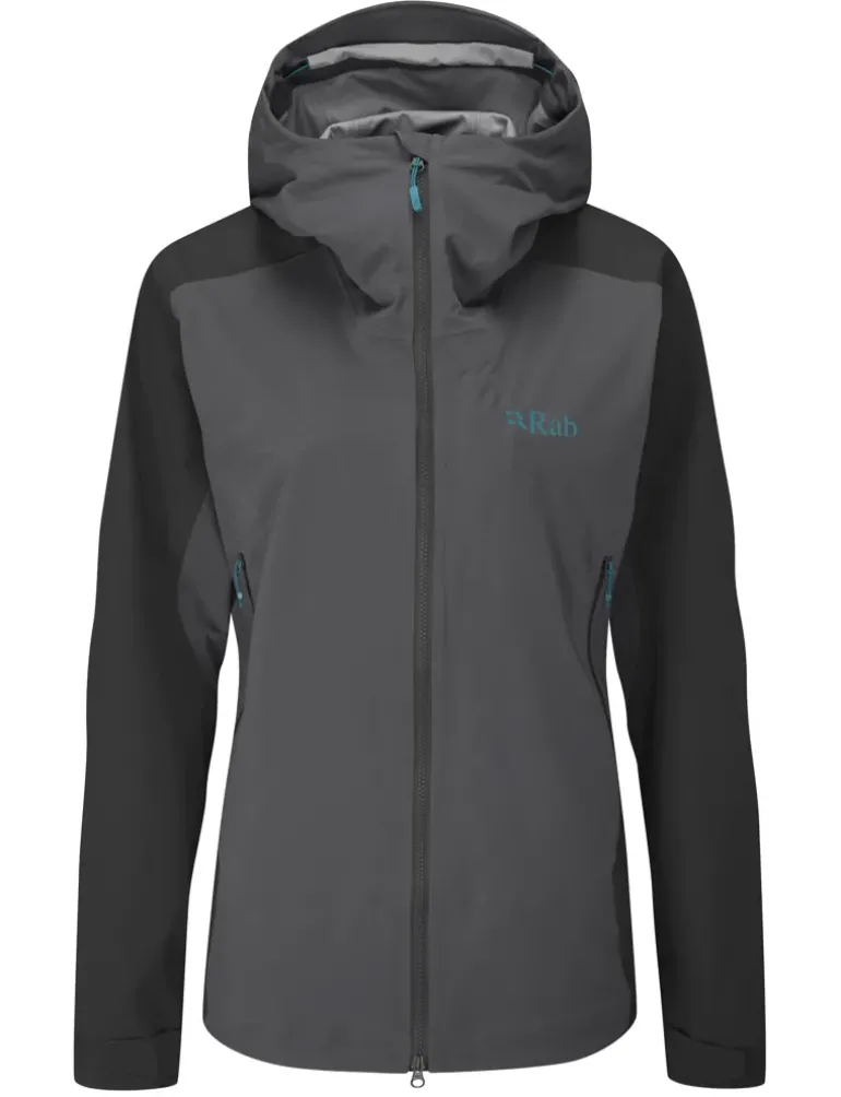 Rab Womens Kinetic Alpine 2.0 Jacket - Anthracite