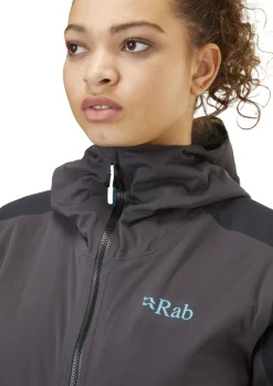 Rab Womens Kinetic Alpine 2.0 Jacket - Anthracite