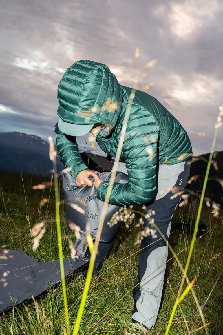Rab Womens Microlight Alpine Jacket - Green Slate