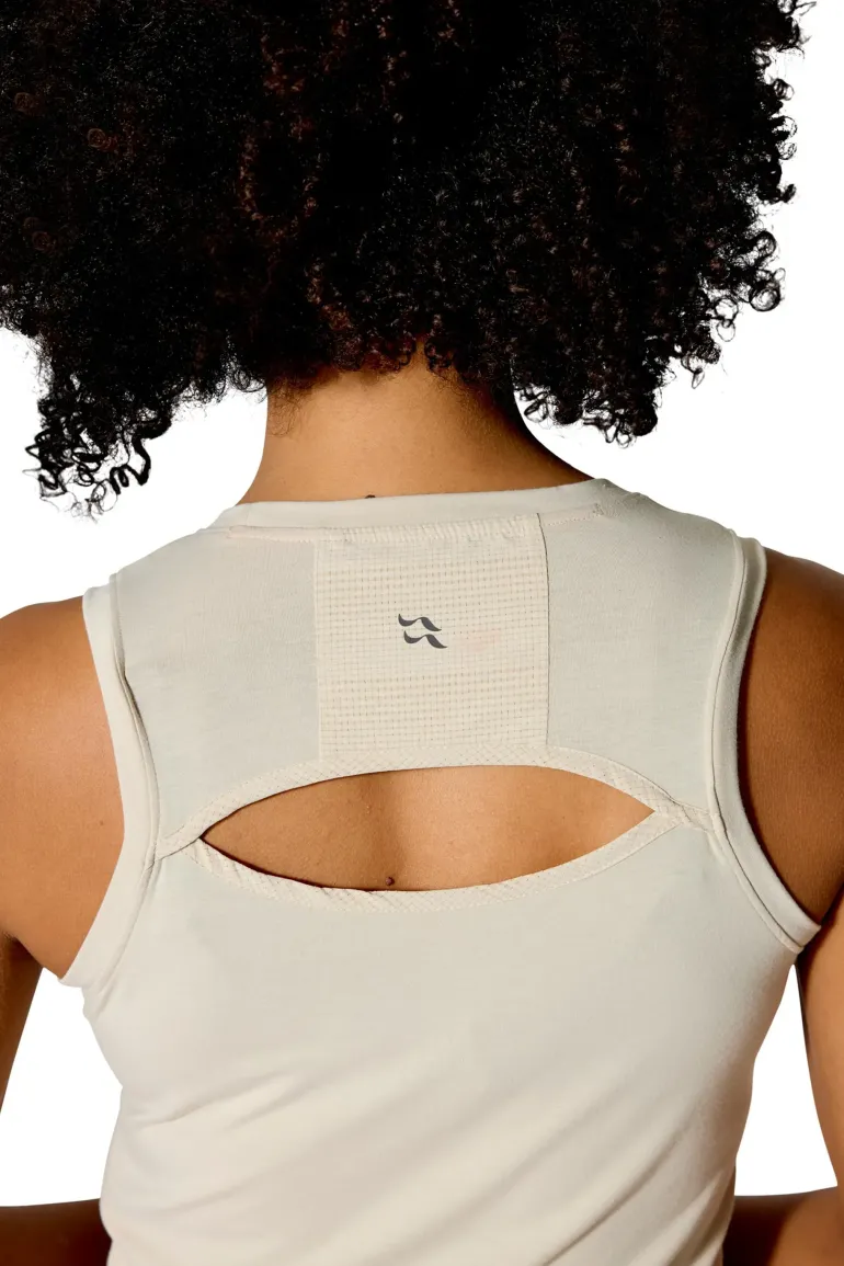 Rab Womens Rivelin Crop Tank - Pebble