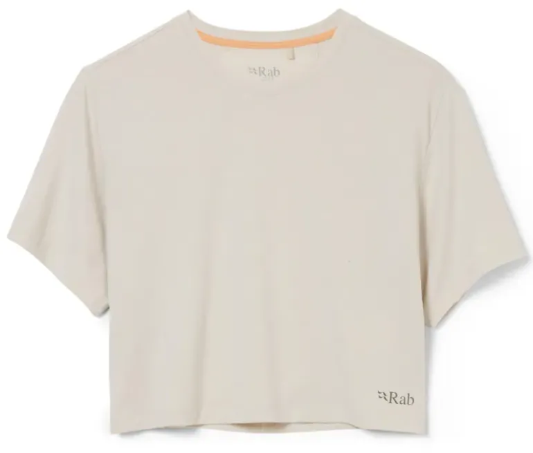 Rab Womens Rivelin Crop Tee - Pebble