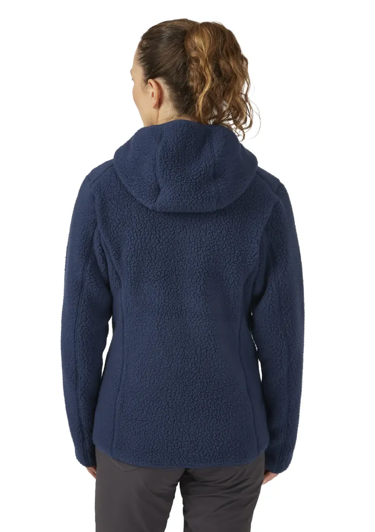 Rab Womens Shearling Hoody - Deep Ink