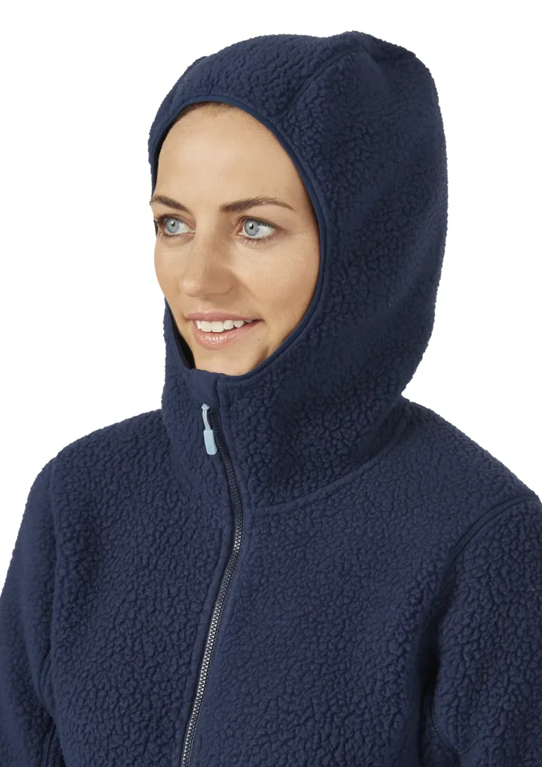 Rab Womens Shearling Hoody - Deep Ink
