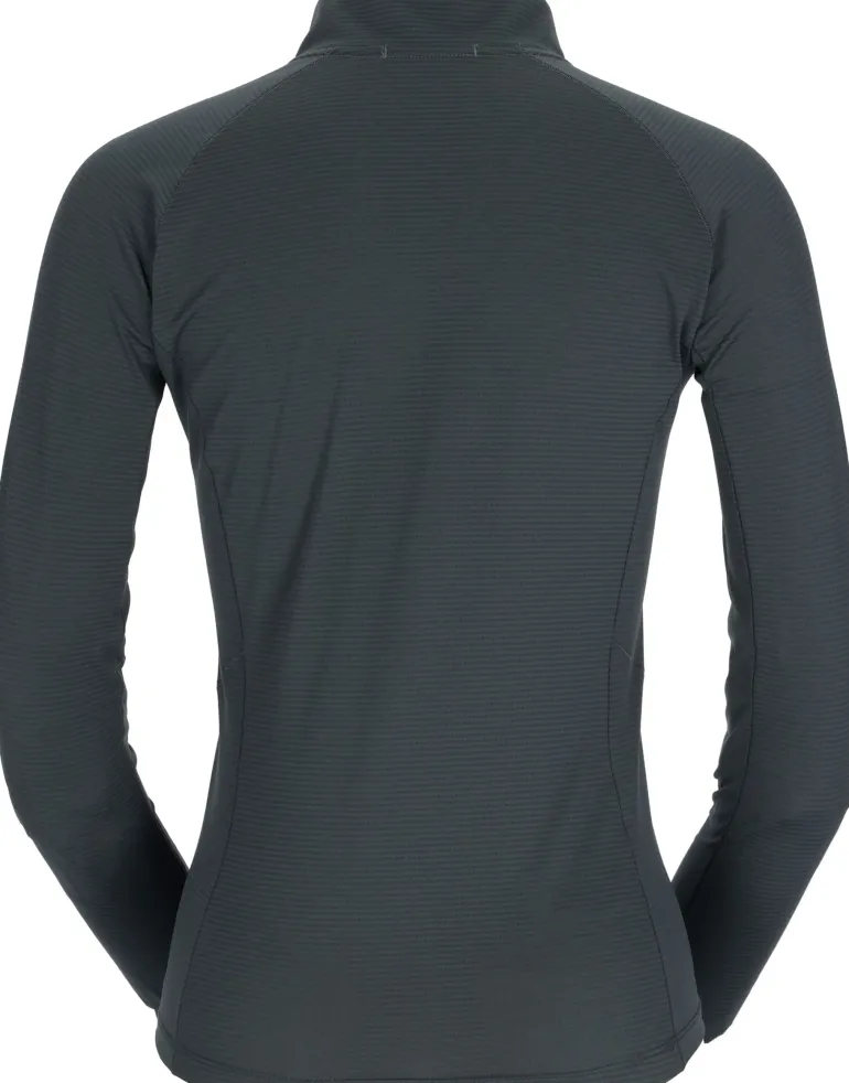 Rab Womens Sonic Long Sleeved Zip-T - Beluga