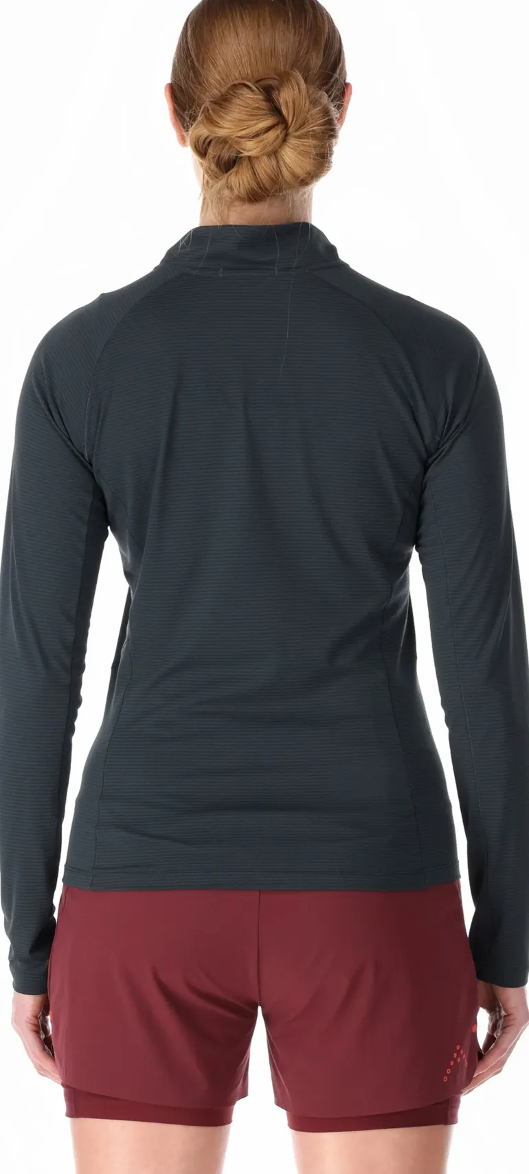 Rab Womens Sonic Long Sleeved Zip-T - Beluga