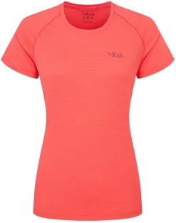 Rab Womens Sonic Short Sleeved Tee - Hibiscus