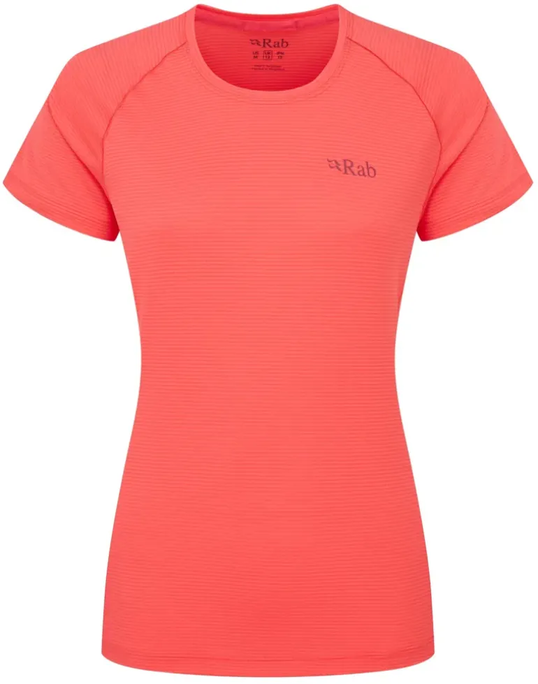 Rab Womens Sonic Short Sleeved Tee - Hibiscus