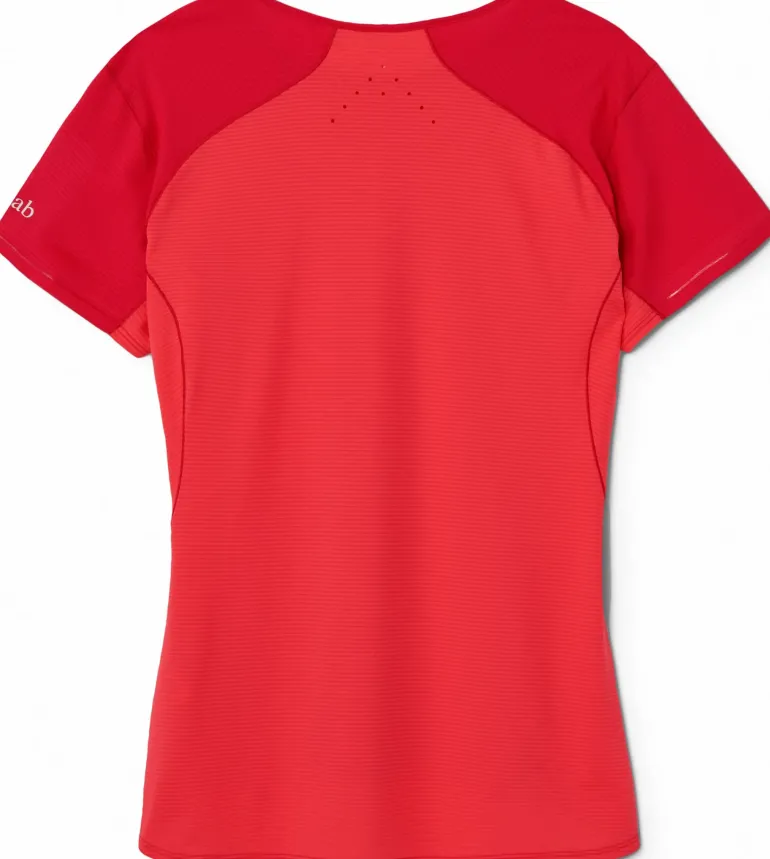 Rab Womens Sonic Ultra Tee - Watermelon-Hibiscus