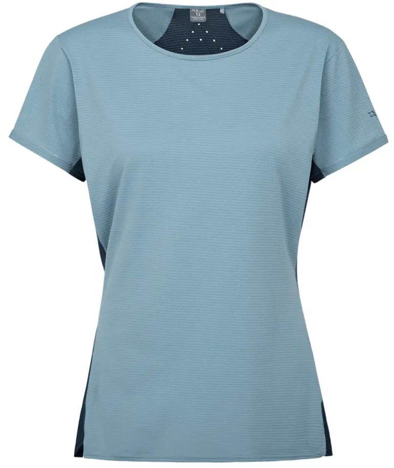 Rab Womens Sonic Ultra Tee - Citadel-Tempest Blue