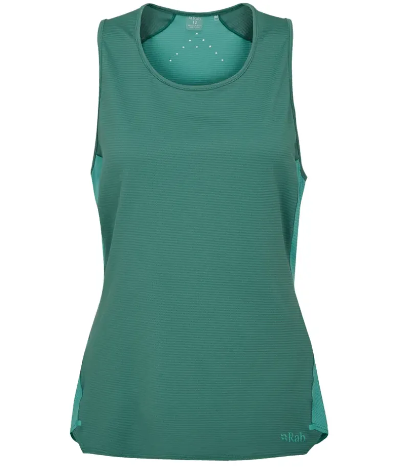 Rab Womens Sonic Ultra Vest - Eucalyptus-Glacier Blue