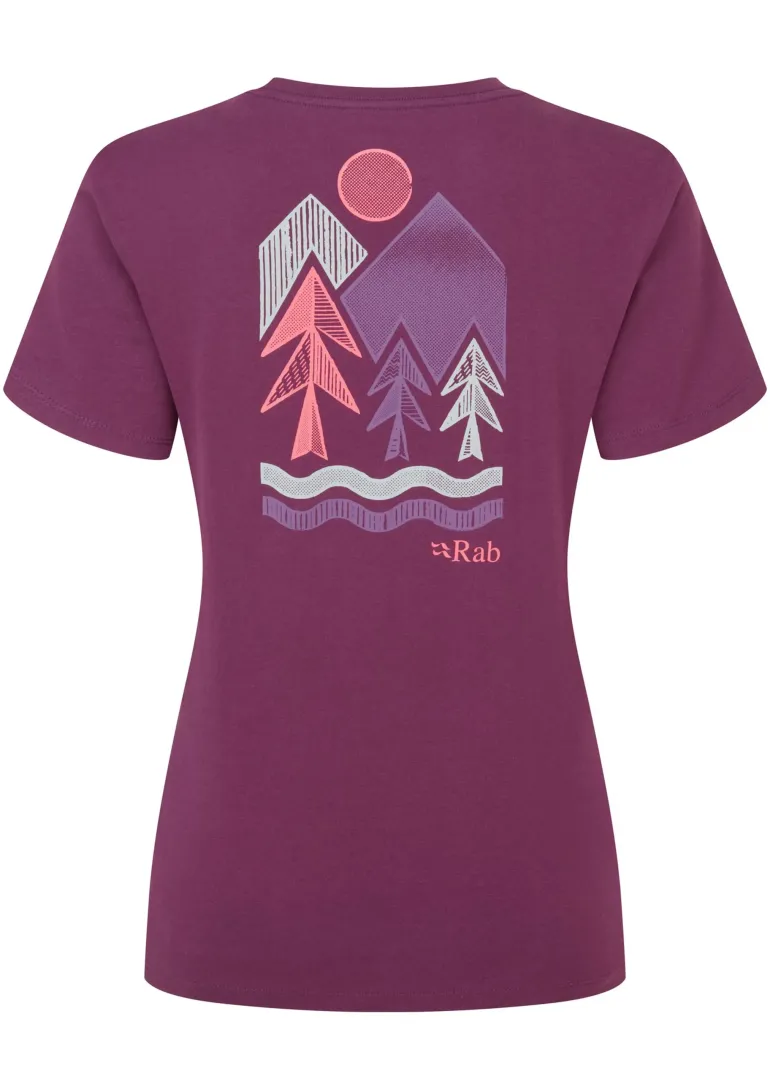 Rab Womens Tuku Vista Tee - Mulberry