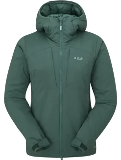 Rab Womens Xenair Alpine Jacket - Green Slate
