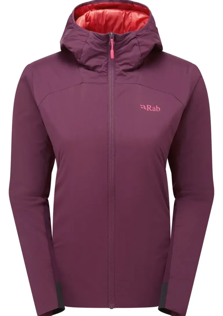 Rab Womens Xenair Alpine Flex Jacket - Mulberry