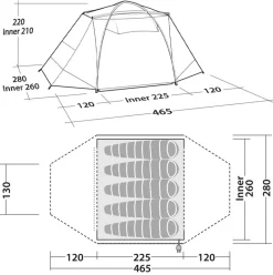 Robens Cobra Stone 5 Tent