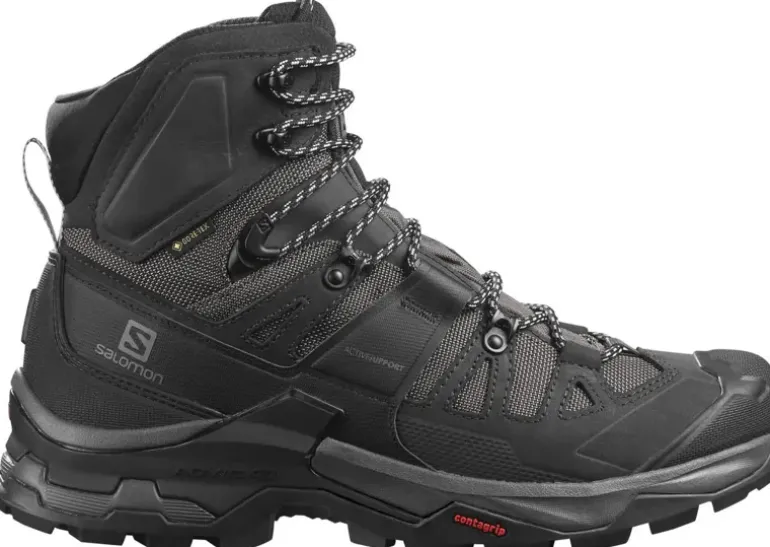 Salomon Mens Quest 4 GTX Boots - Magnet-Black-Quarry