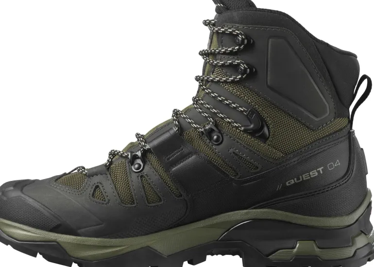 Salomon Mens Quest 4 GTX Boots - Olive Night-Peat-Safari