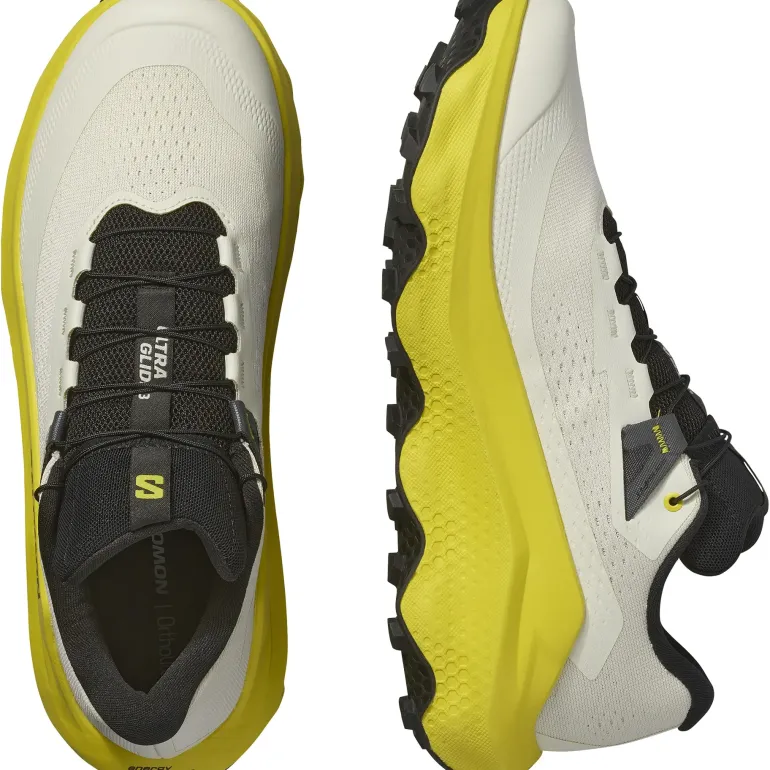 Salomon Mens Ultra Glide 3 Shoes - Almond Milk-Incaberry-Black