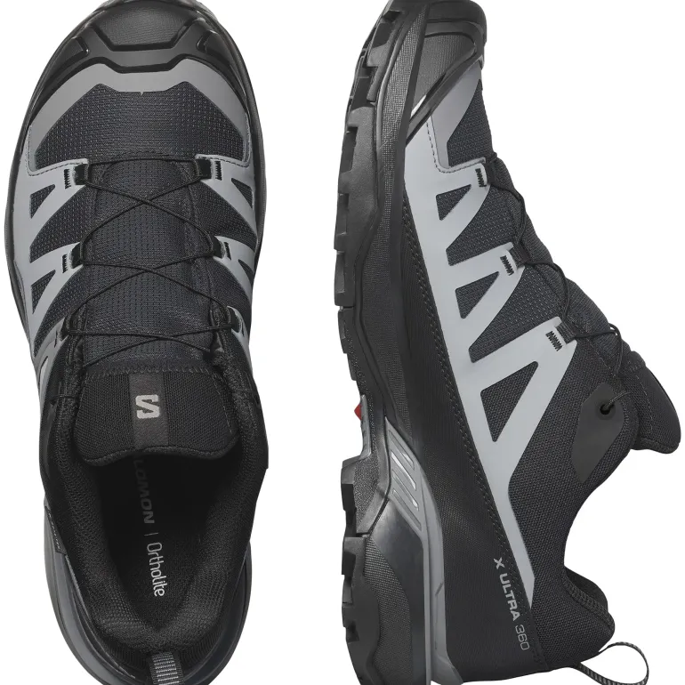 Salomon Mens X Ultra 360 GTX Shoes - Black-Magnet-Quiet Shade