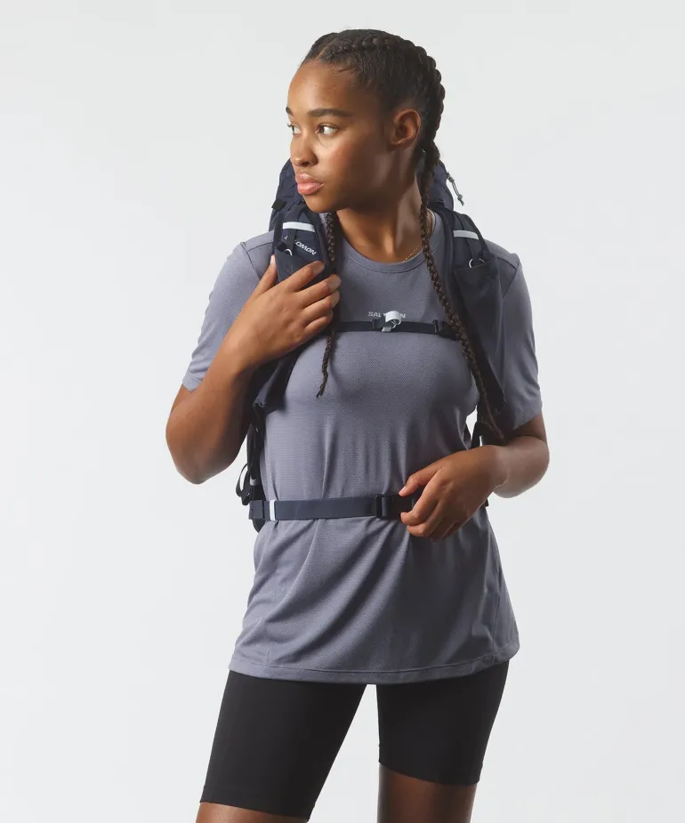 Salomon Womens Aerotrek 18 Rucksack - Maritime Blue-Mood Indigo-Ballad Blue