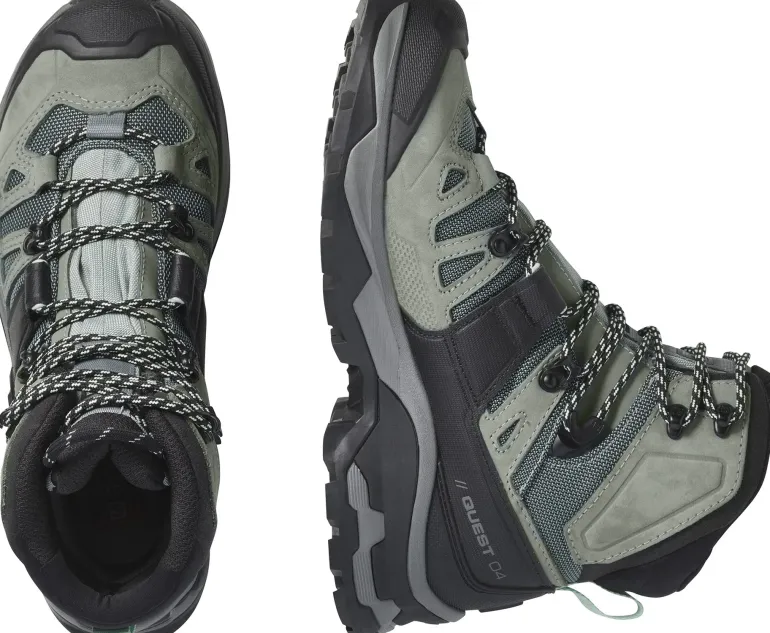 Salomon Womens Quest 4 GTX Boots - Slate-Trooper-Opal Blue