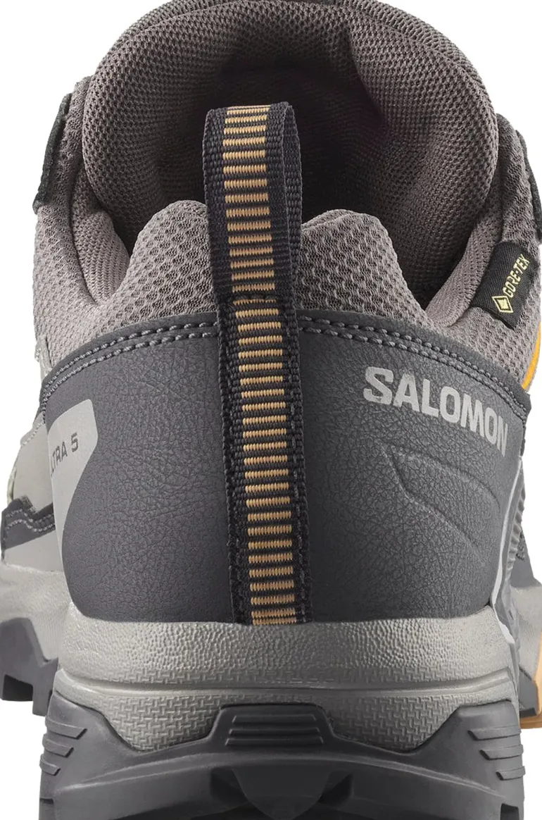 Salomon Womens X Ultra 5 GTX Shoe - Plum Kitten-Nine Iron-Soft Clay