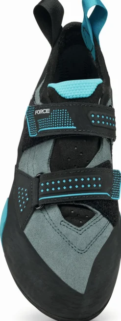 Scarpa Force Climbing Shoe - Larger Sizes - Conifer-Azure