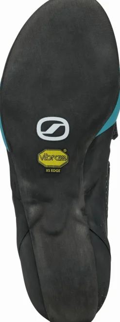 Scarpa Force Climbing Shoe - Larger Sizes - Conifer-Azure