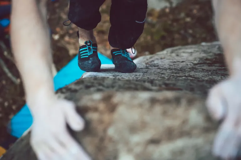 Scarpa Instinct S Climbing Shoes - Black-Azure