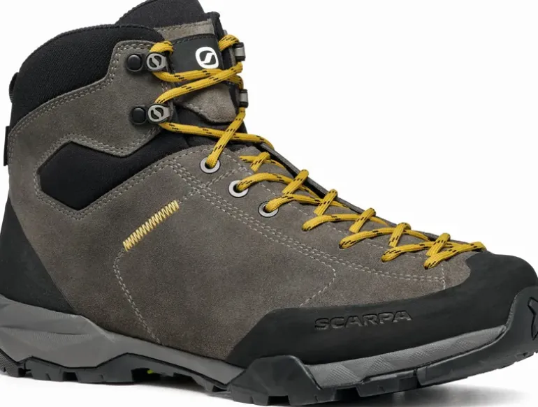 Scarpa Mens Mojito Hike GTX Boots - Wide Fit - Titanium-Mustard