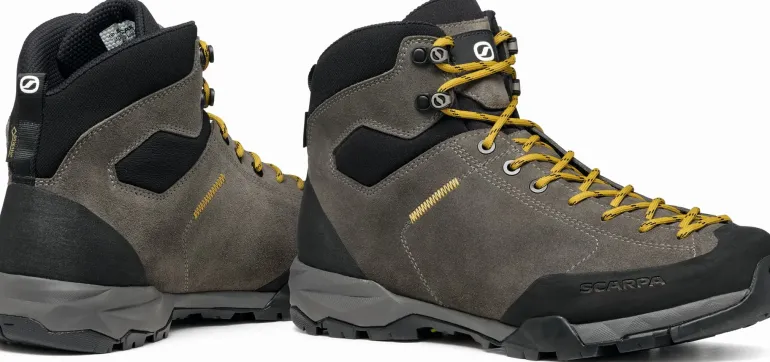 Scarpa Mens Mojito Hike GTX Boots - Wide Fit - Titanium-Mustard
