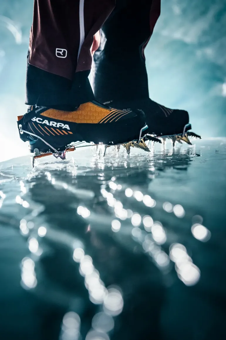 Scarpa Mens Phantom Tech HD Boots - Black-Bright Orange