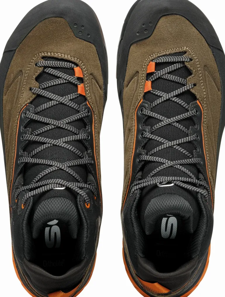 Scarpa Mens Rapid XT Mid GTX Boot - Caribou-Rust Orange