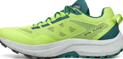 Scarpa Mens Spin Planet Trail Running Shoes - Sunny Green-Petrol