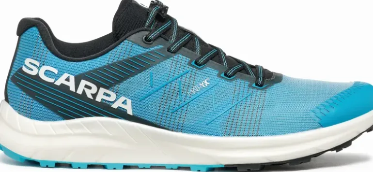 Scarpa Mens Spin Race Running Shoe - Azure-White