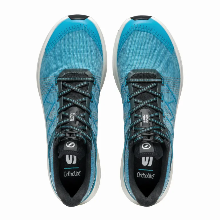 Scarpa Mens Spin Race Running Shoe - Azure-White
