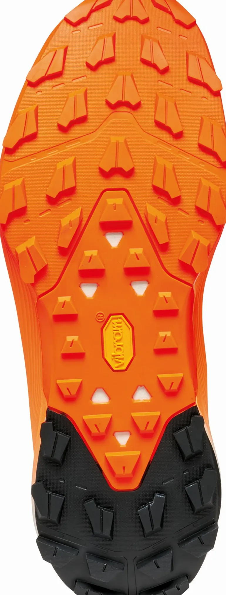 Scarpa Mens Spin Ultra 2 Running Shoe - Ice-Orange Fluo