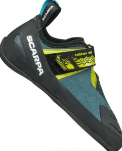 Scarpa Origin VS Climbing Shoe - Petrol-Lime