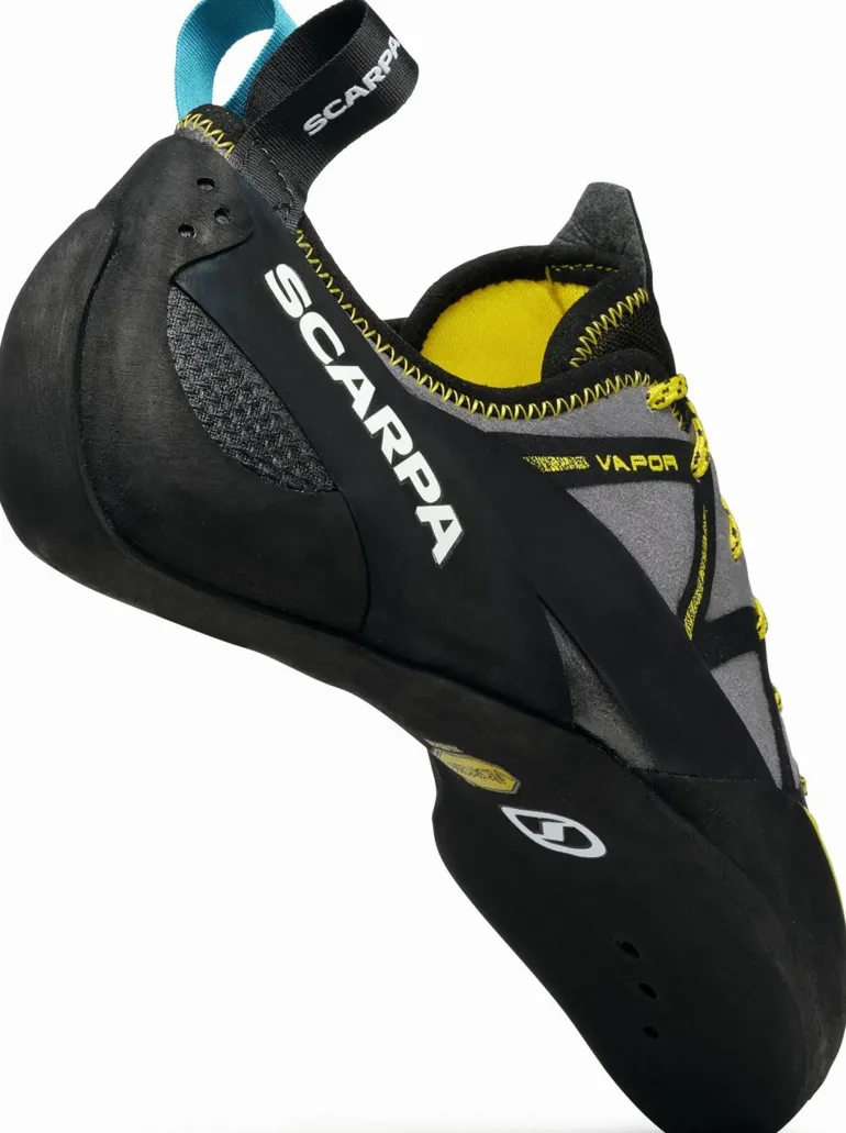 Scarpa Vapour Lace Climbing Shoes - Smoke-Yellow